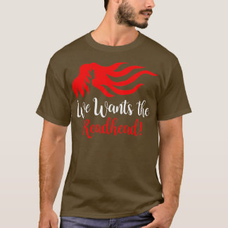 T-shirt Nous voulons la rousse 17
