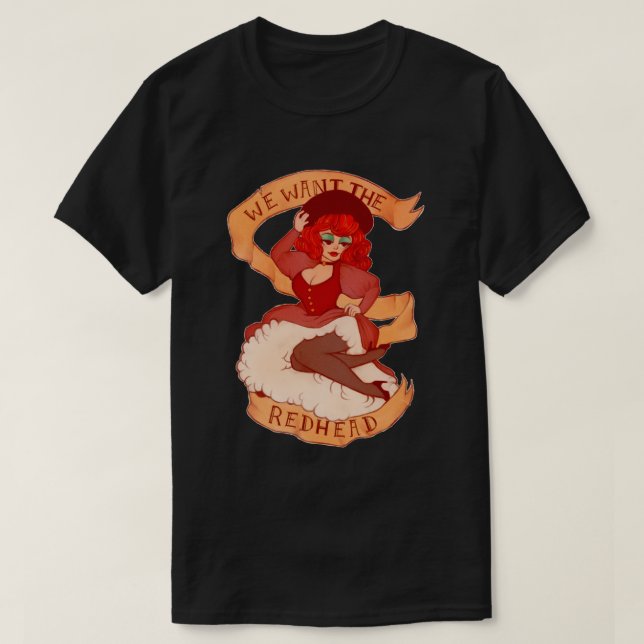 T-shirt Nous Voulons La Tête Rouge (Design devant)