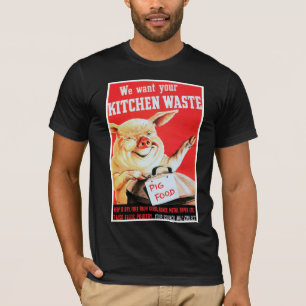 T-shirt Nous Voulons Vos Déchets De Cuisine