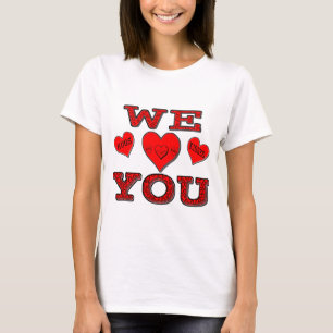 T-shirt Nous vous aimons