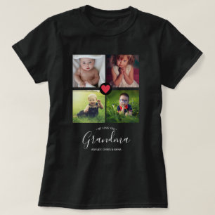 T-shirt Nous vous aimons Grand-mère cadeau unique Nana Gi