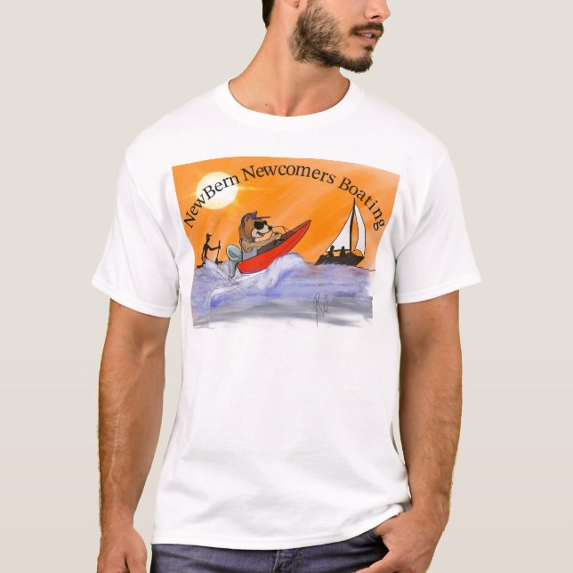 T-shirt Nouveau Bern Nouveaux arrivants Club de plaisance  (Devant)