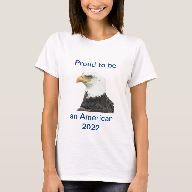T-shirt Nouveau citoyen américain 2022 (Devant)