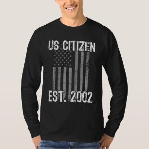 T-shirt Nouveau citoyen américain de l'Est 2002 citoyen im
