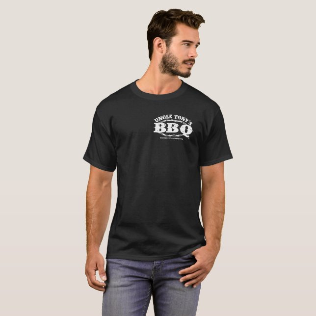 T-shirt Nouveau Competition BBQ Gift d'oncle Tony (Devant entier)