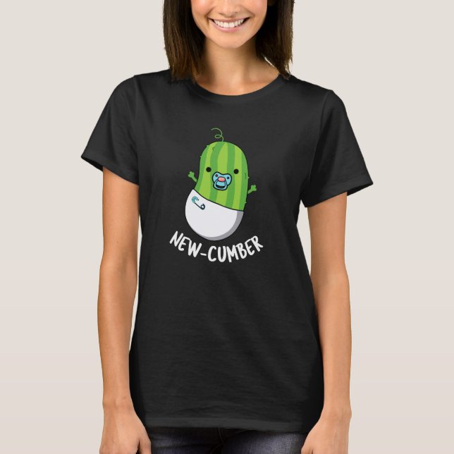 T-shirt Nouveau concombre Funny Veggie Cucumber Pun Dark B (Devant)