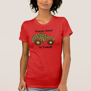 T-shirt Nouveau Conducteur en Ville T Shirt Voiture Mignon