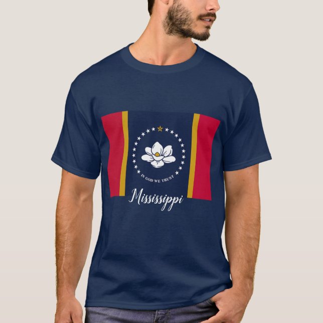 T-shirt Nouveau drapeau du Mississippi 2020 (Devant)