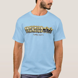 T-shirt Nouveau-et-Amélioré ! Dos jaune et fou de