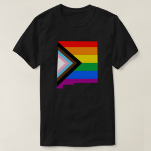 T-shirt Nouveau Fierté de l'État du Mexique LGBTQ Progress