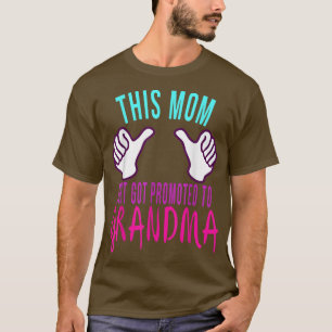 T-shirt Nouveau grand-mère Baby shower Genre Revela Party 