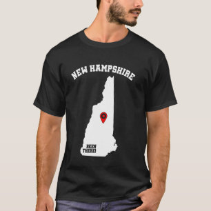 T-shirt Nouveau Hampshire, J'y étais ! Suis allé au Nouvea