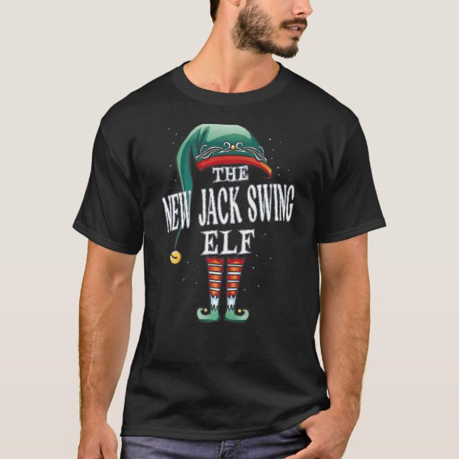 T-shirt Nouveau Jack Swing Elf Noël Groupe Noël Noël Noël  (Devant)