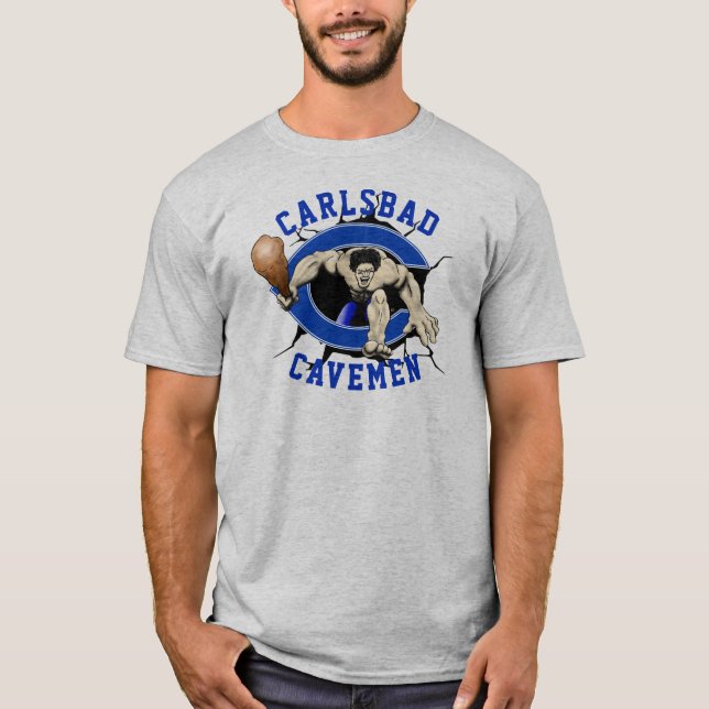 T-shirt Nouveau logo d'hommes des cavernes de GEN - (Devant)