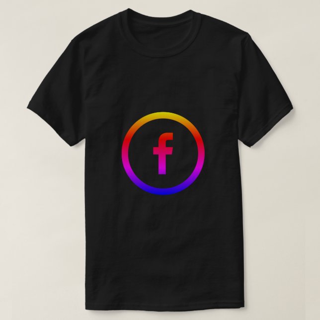 T-shirt nouveau logo Facebook (Design devant)