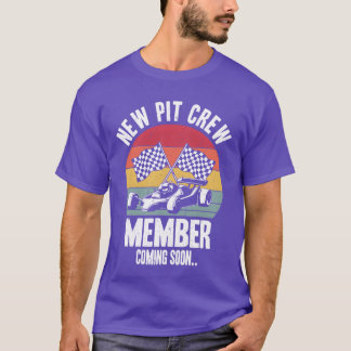 T-shirt Nouveau membre de l'équipe de pit arrivant bientôt