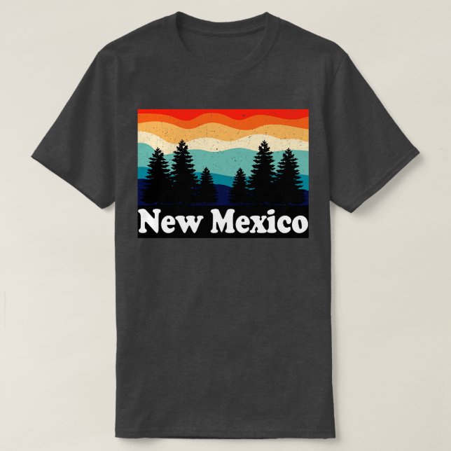 T-shirt Nouveau Mexique Retro (Design devant)