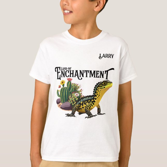 T-shirt Nouveau-Mexique, Terre d'Enchantement Personnalisa (Devant)