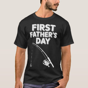 T-shirt Nouveau Papa Pêcheur, Première Fête des Pères Papa