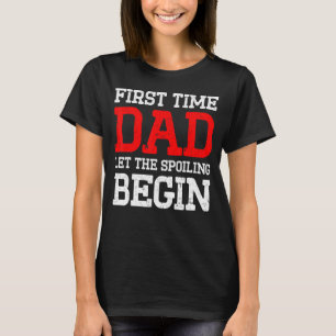 T-shirt Nouveau Papa Pour La Première Fois À Commencer Pap