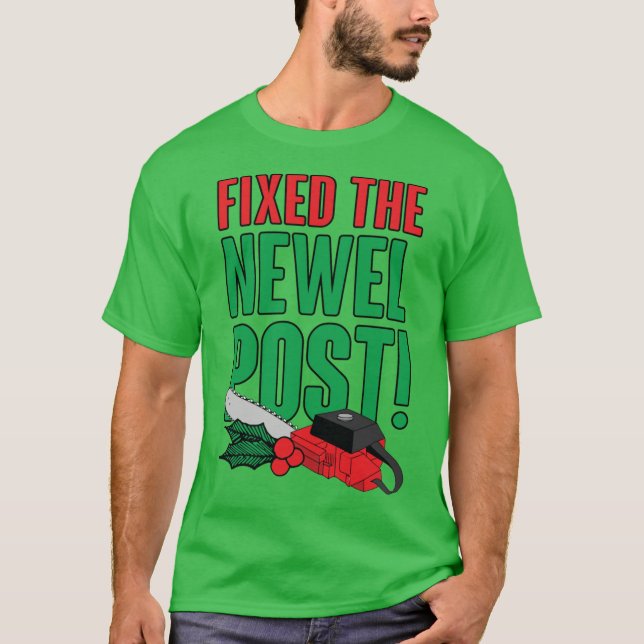 T-shirt Nouveau poteau est un cadeau rétro fixé (Devant)