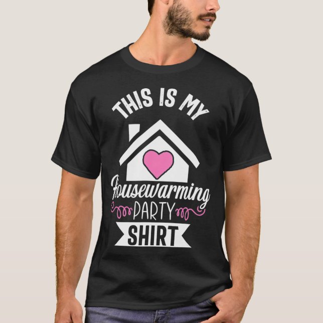T-shirt Nouveau propriétaire Première Fête de ménage cadea (Devant)