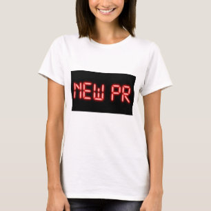 T-shirt Nouveau record en course à pied Jalon Neon Rouge E