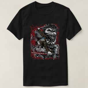 T-shirt Nouveau sticker Imprimé moderne Black Hommes tshir