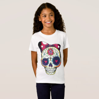 T-Shirt nouveau tee - shirt de crâne de sucre d'école de