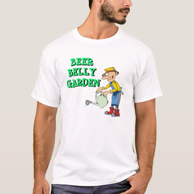 T-shirt Nouveauté amusante Retour à l'école BIÈRE BELLY GA (Devant)