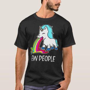 T-shirt Nouveaux gens Unicorne Vomissements Rainbow Funny 