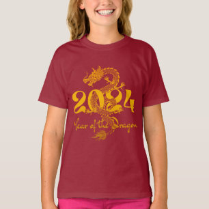 T-shirt Nouvel An chinois 2024 Année du Dragon