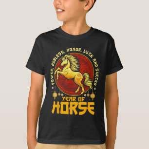 T-shirt Nouvel An chinois 2026 Cheval Joyeux Nouvel An chi