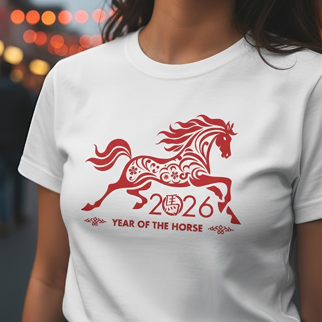 T-shirt Nouvel an chinois du Fire Horse 2026 (Créateur téléchargé)