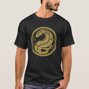 T-shirt Nouvel An chinois traditionnel du serpent 2025
