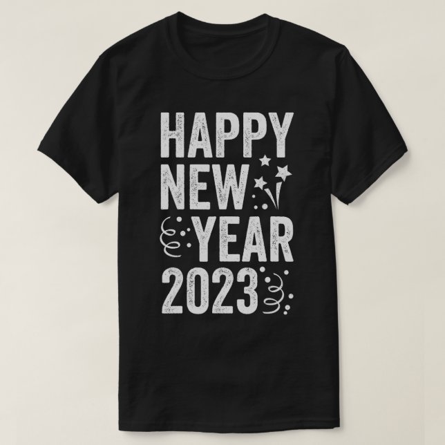 T-shirt Nouvel An Eve Party Fournitures Enfants NYE 2023 H (Design devant)