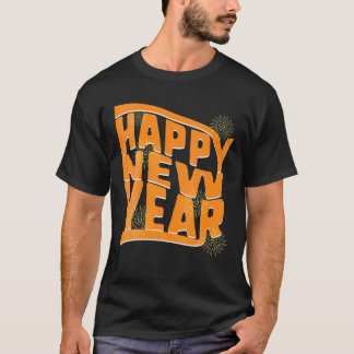 T-shirt Nouvel An Eve Party Fournitures NYE 2023 Happy New