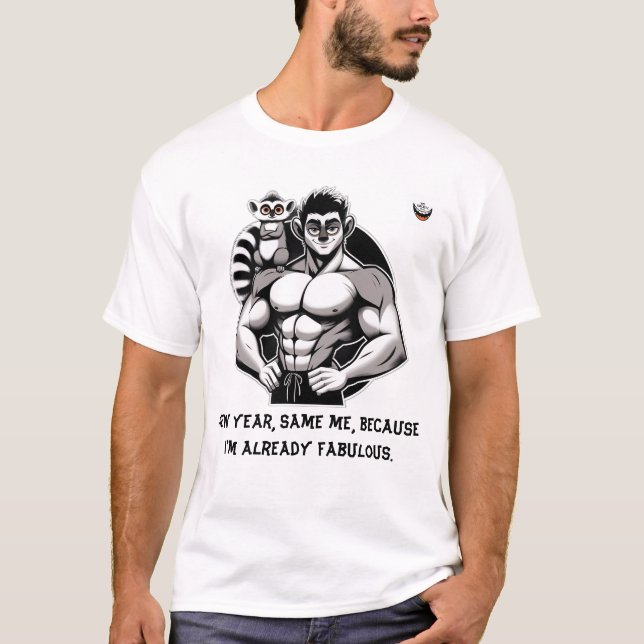 T-shirt Nouvel An Hommes, Comme Moi (Devant)
