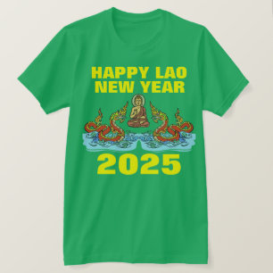 T-shirt Nouvel An Lao 2Naga 2025