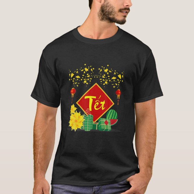 T-shirt Nouvel An lunaire vietnamien - Tet 2022 (Devant)