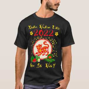 T-shirt Nouvel An Lunaire vietnamien Tet 2022 Décoration L