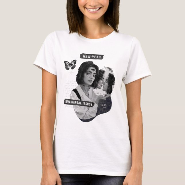 T-shirt Nouvel An Nouvel Enjeux Mentaux Im Ok (Devant)