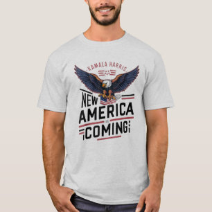 T-shirt Nouvelle Amérique vient Kamala Harris Président 20