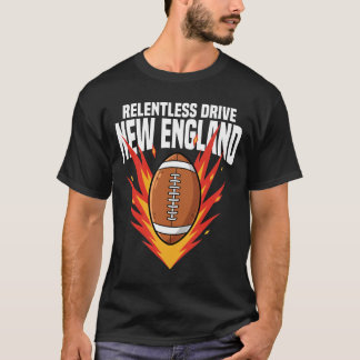 T-SHIRT NOUVELLE-ANGLETERRE CONDUITE IMPITOYABLE - FOOTBAL