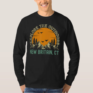 T-shirt Nouvelle-Bretagne Connecticut Explorez Le Plein Ai