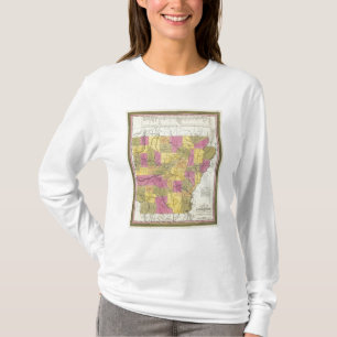 T-shirt Nouvelle carte de l'Arkansas