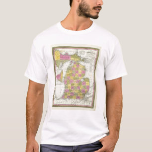 T-shirt Nouvelle carte du Michigan 2