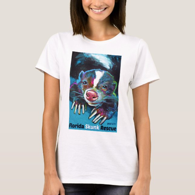 T-shirt Nouvelle conception de délivrance de mouffette de (Devant)