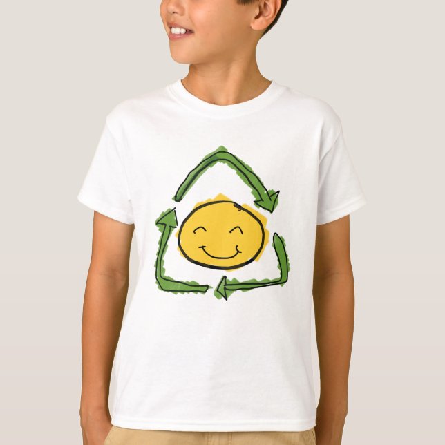 T-shirt Nouvelle conception de symbole Recycle 01 (Devant)