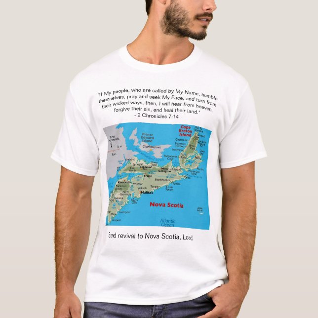 T-shirt Nouvelle-Écosse (Devant)